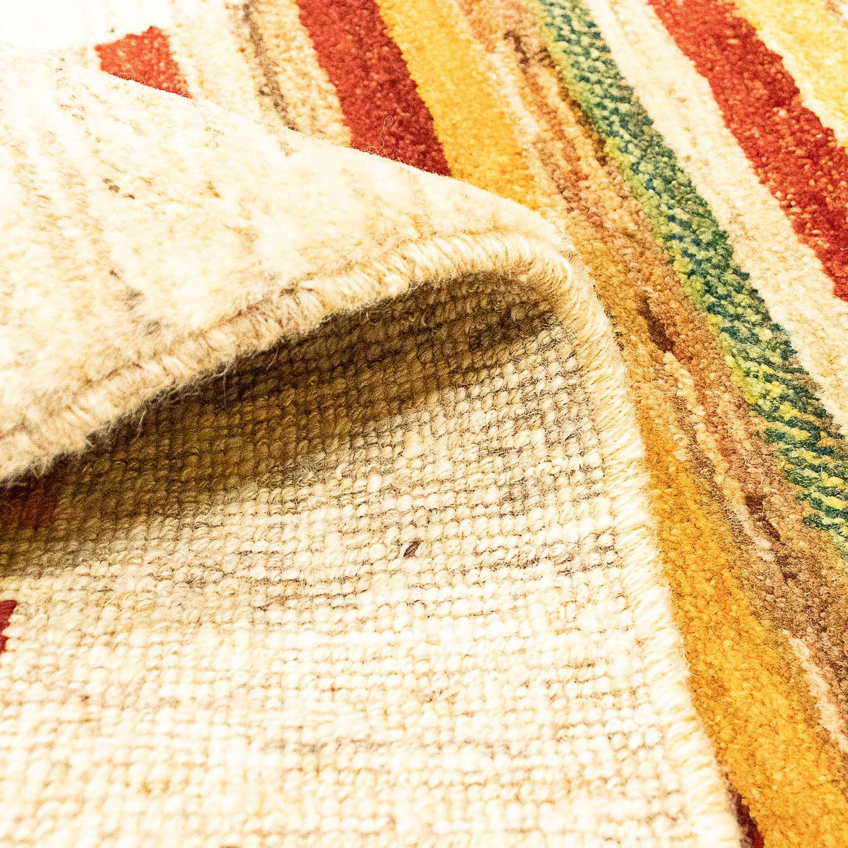 Gabbeh tapijt - Perzisch - 137 x 74 cm - beige