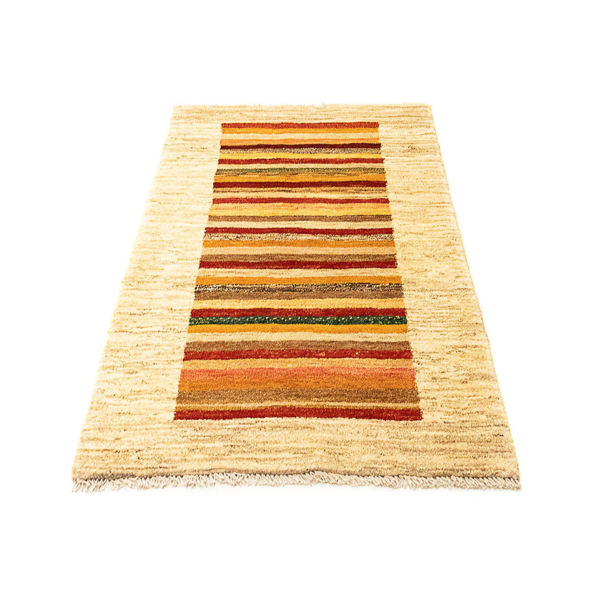 Gabbeh tapijt - Perzisch - 137 x 74 cm - beige