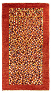 Gabbeh tapijt - Perzisch - 135 x 72 cm - donkerrood