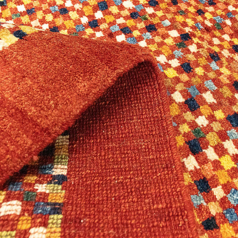 Gabbeh tapijt - Perzisch - 135 x 72 cm - donkerrood