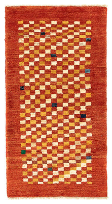 Gabbeh tapijt - Perzisch - 140 x 72 cm - roest