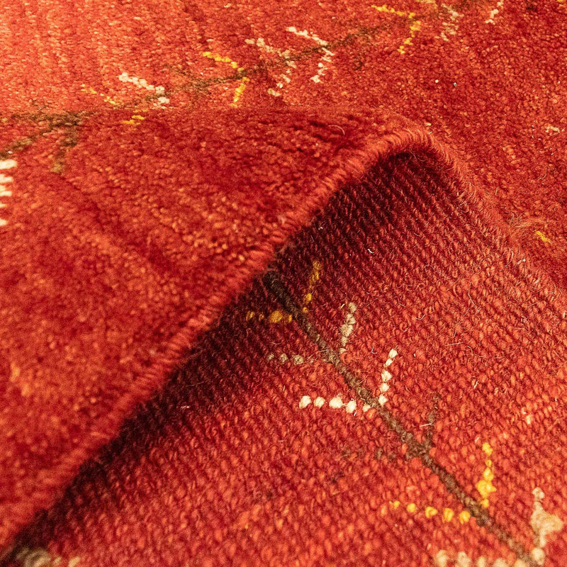 Gabbeh tapijt - Perzisch - 137 x 75 cm - donkerrood