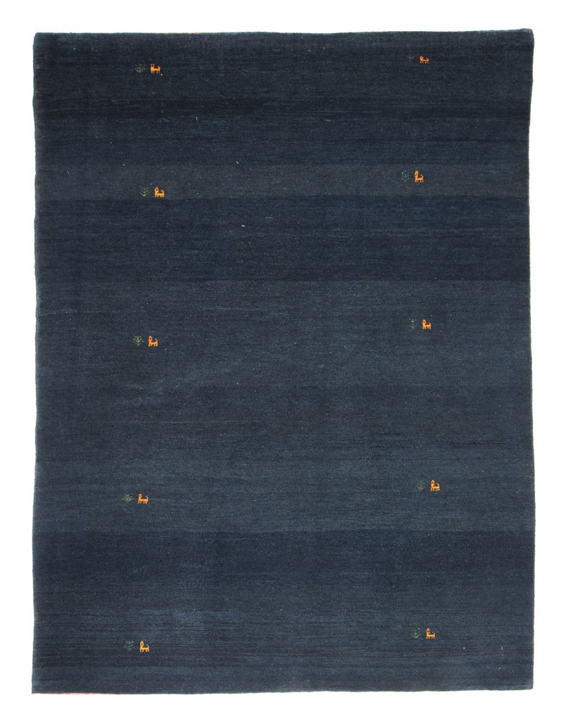 Gabbeh tapijt - Perzisch - 227 x 175 cm - donkerblauw