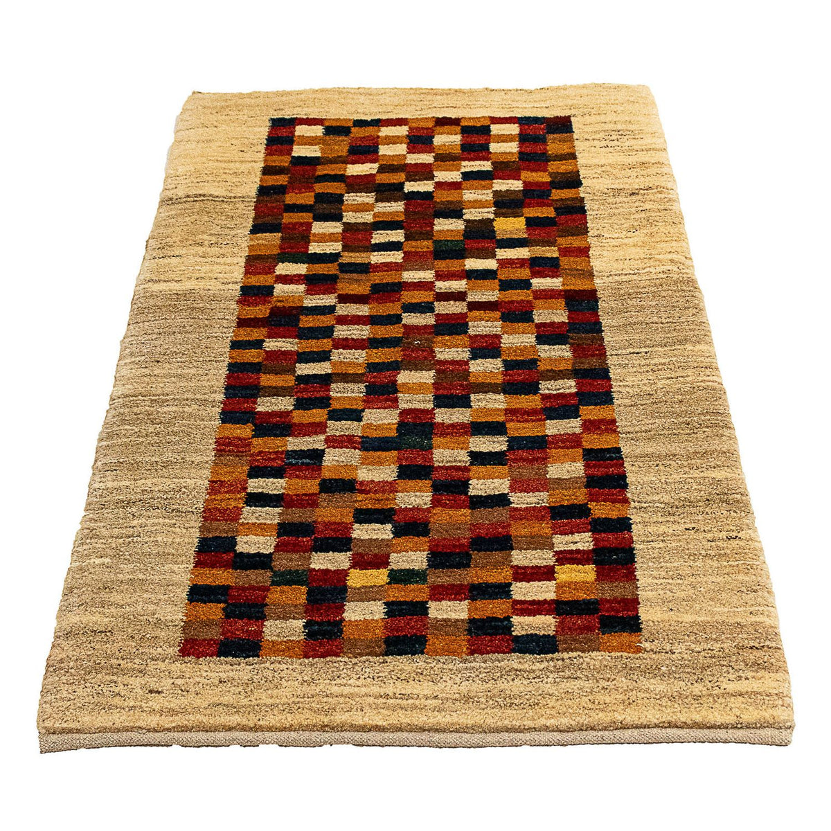 Gabbeh tapijt - Perzisch - 138 x 72 cm - beige