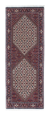 Loper Perzisch tapijt - Bijar - 198 x 73 cm - beige