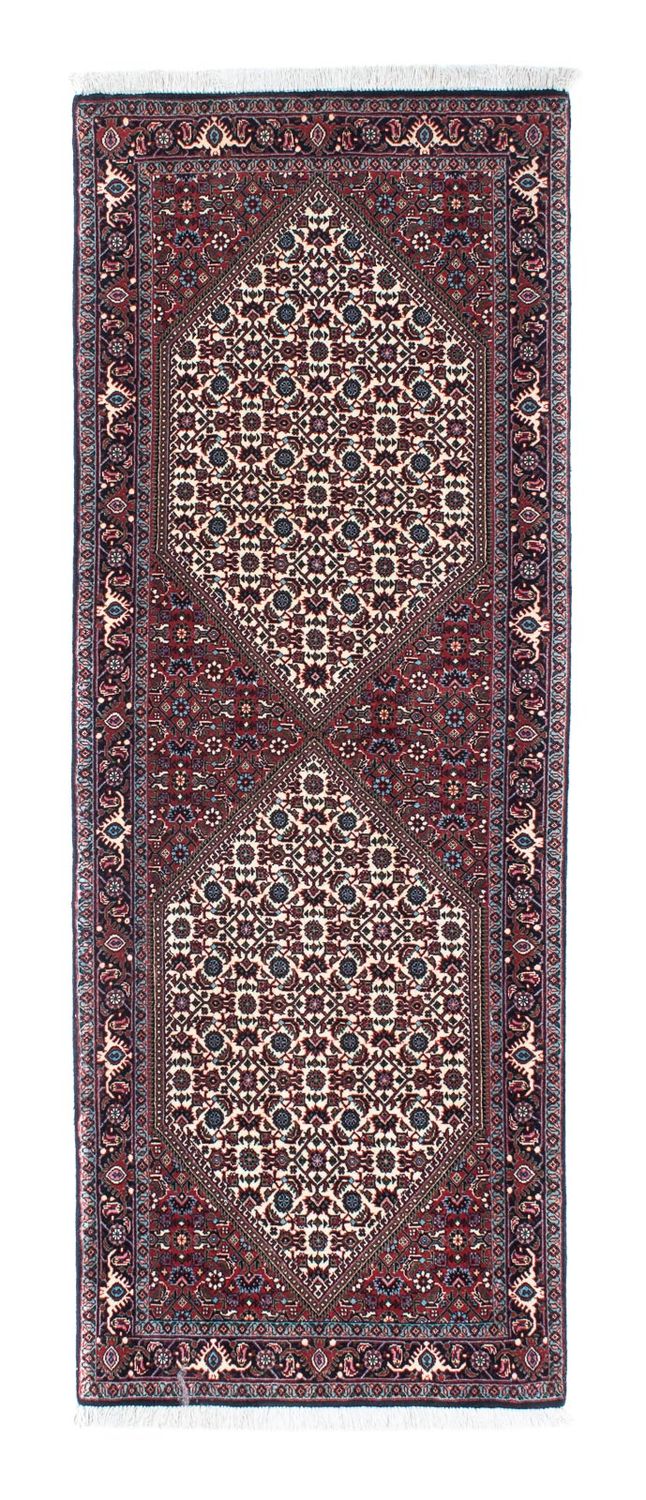 Loper Perzisch tapijt - Bijar - 198 x 73 cm - beige