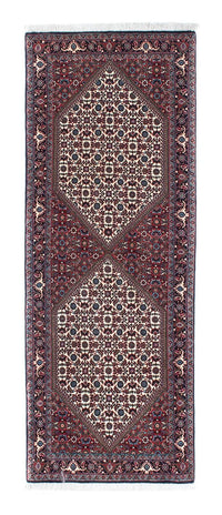 Loper Perzisch tapijt - Bijar - 198 x 73 cm - beige