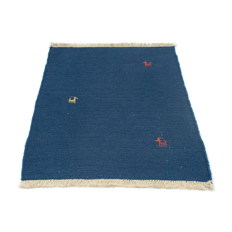 Gabbeh tapijt - Perzisch - 86 x 63 cm - donkerblauw