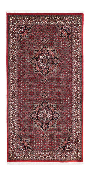 Loper Perzisch tapijt - Bijar - 203 x 100 cm - rood