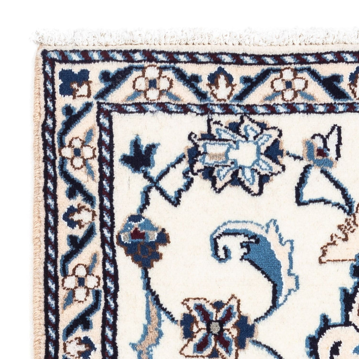 Perzisch tapijt - Nain - 139 x 68 cm - beige