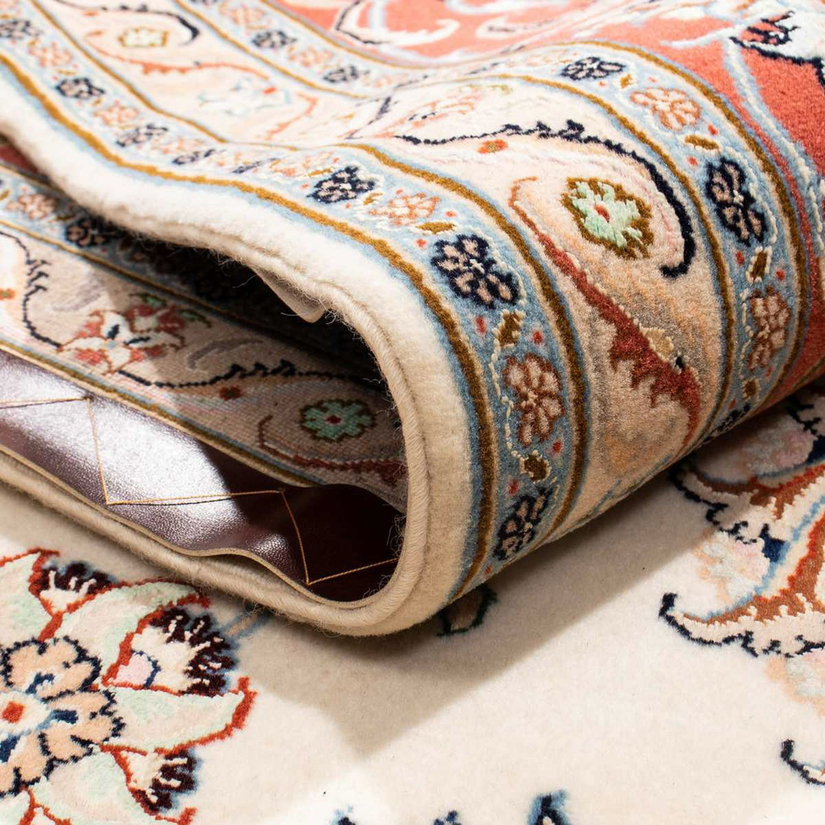 Perzisch tapijt - Tabriz - Royal - 355 x 253 cm - beige