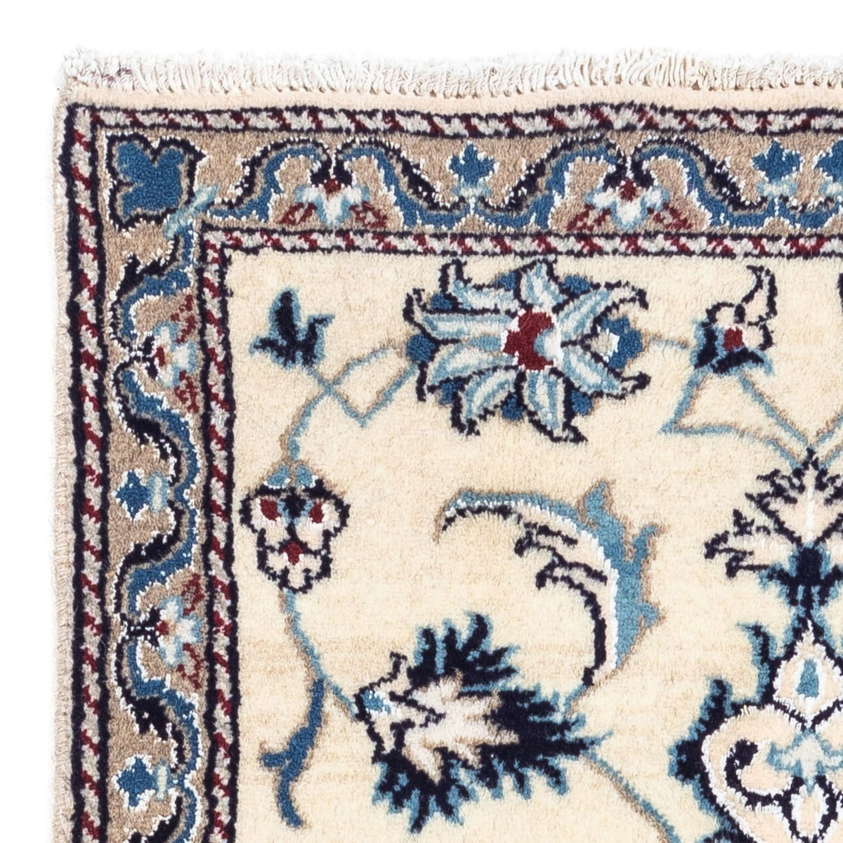 Perzisch tapijt - Nain - 135 x 68 cm - beige