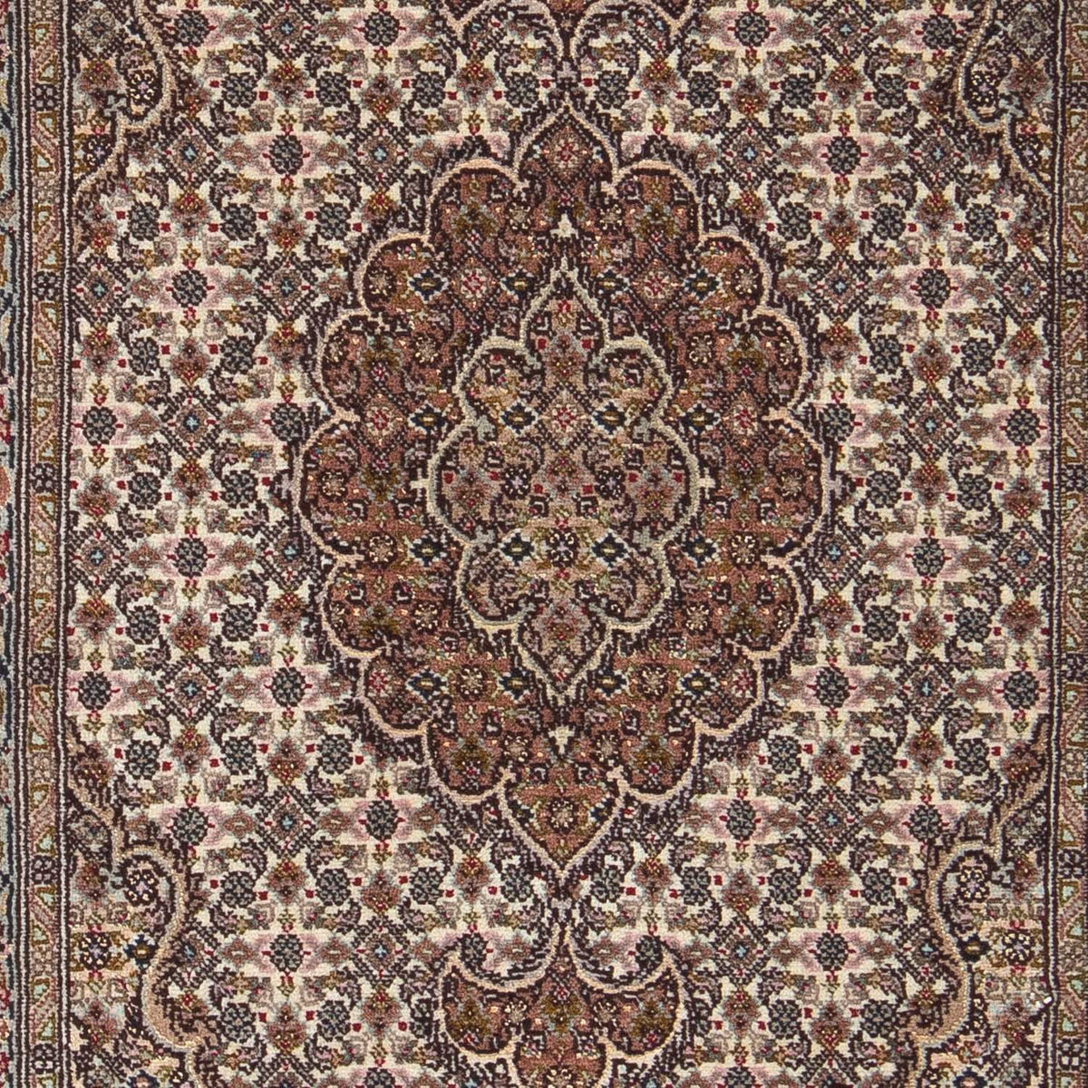 Perzisch tapijt - Tabriz - Royal - 96 x 60 cm - beige