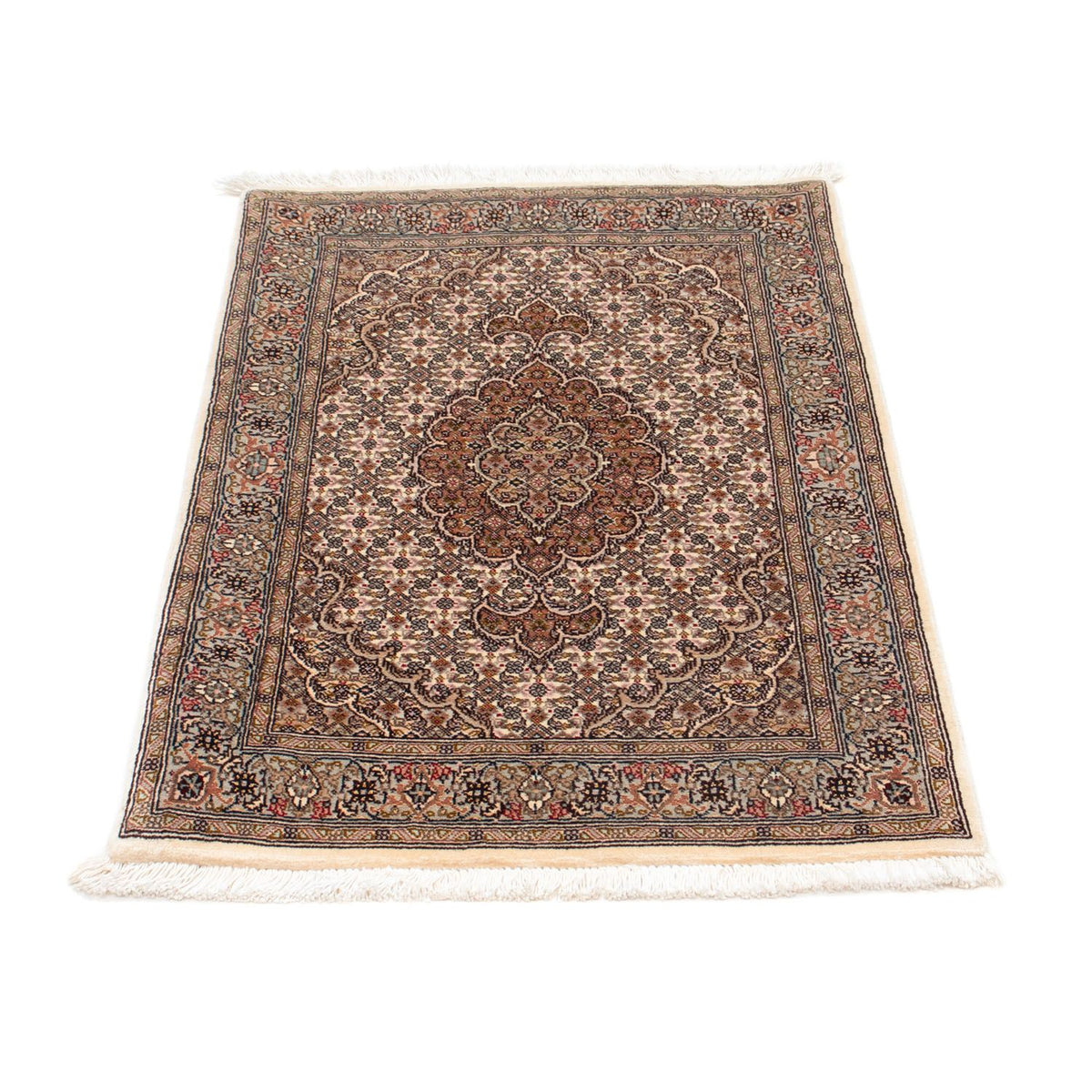 Perzisch tapijt - Tabriz - Royal - 96 x 60 cm - beige
