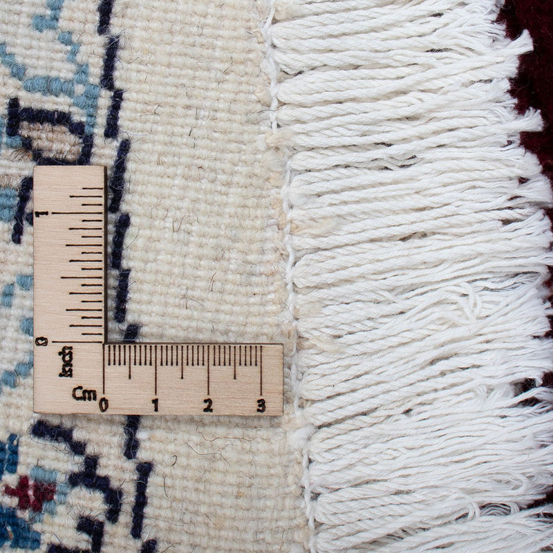 Perzisch tapijt - Nain rond  - 252 x 252 cm - donkerrood