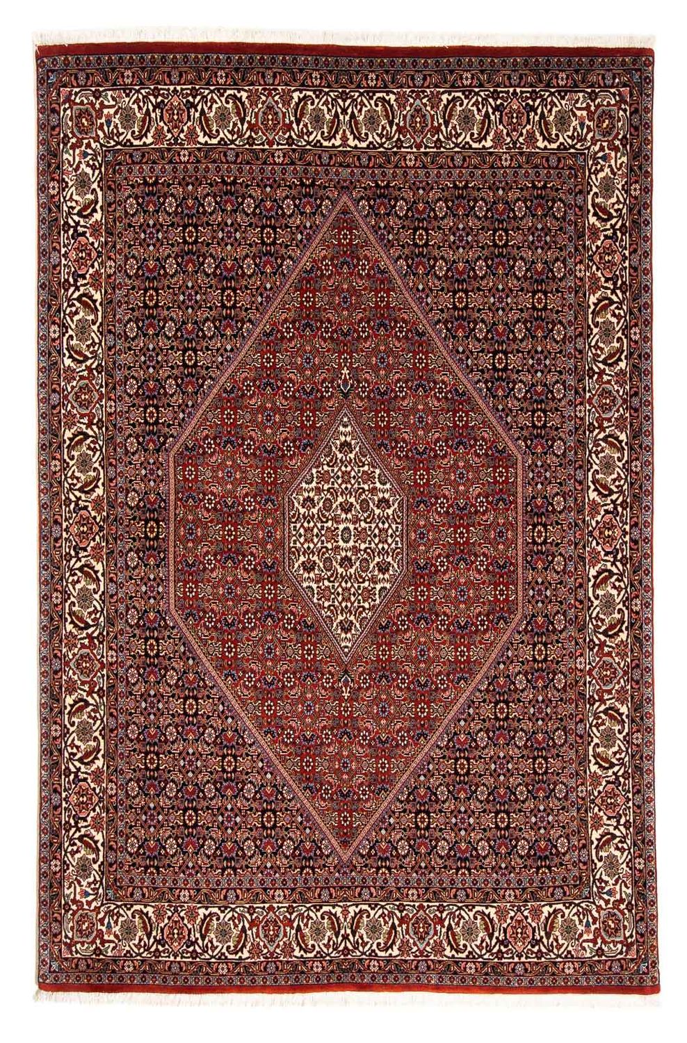 Perzisch tapijt - Bijar - 241 x 170 cm - donkerrood