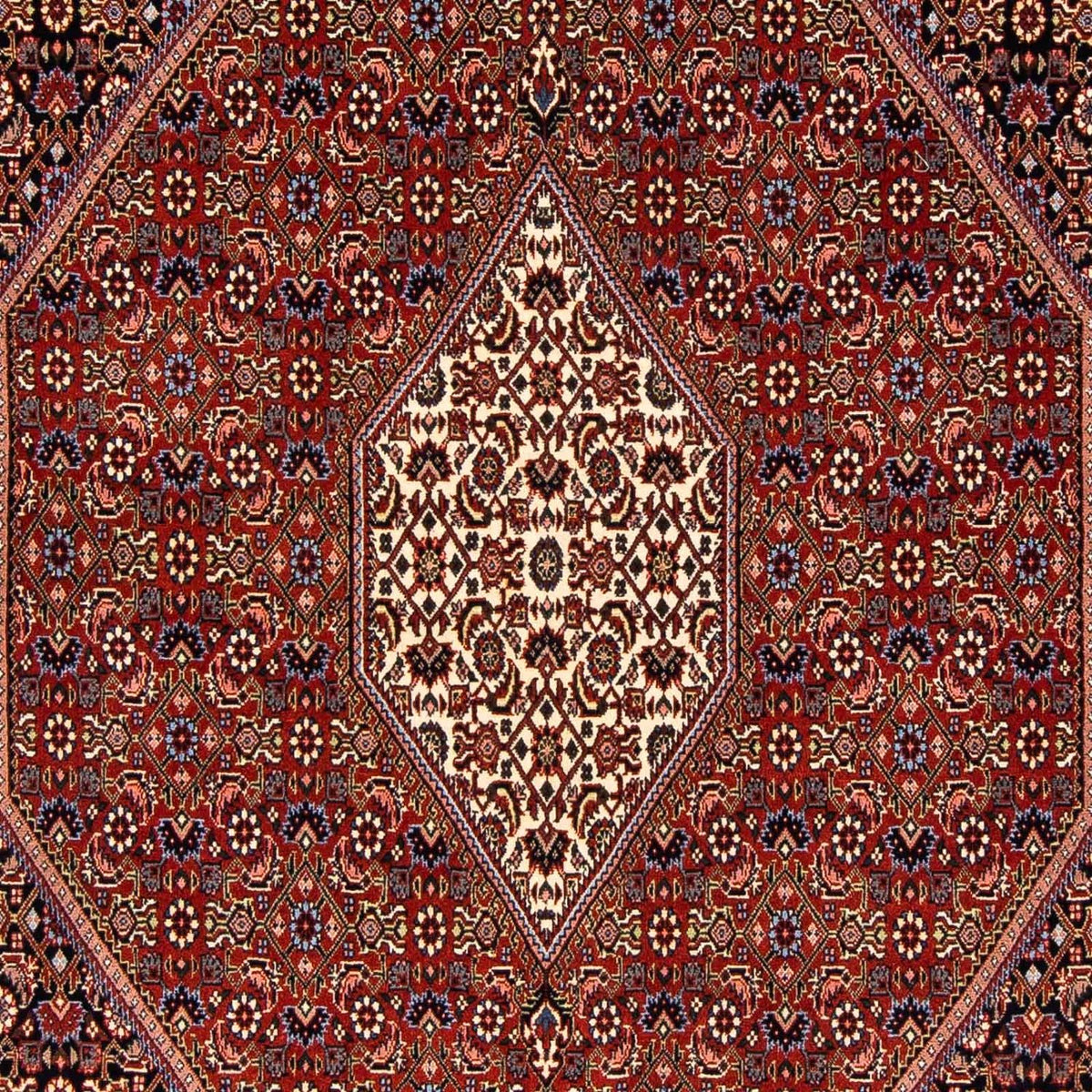 Perzisch tapijt - Bijar - 241 x 170 cm - donkerrood