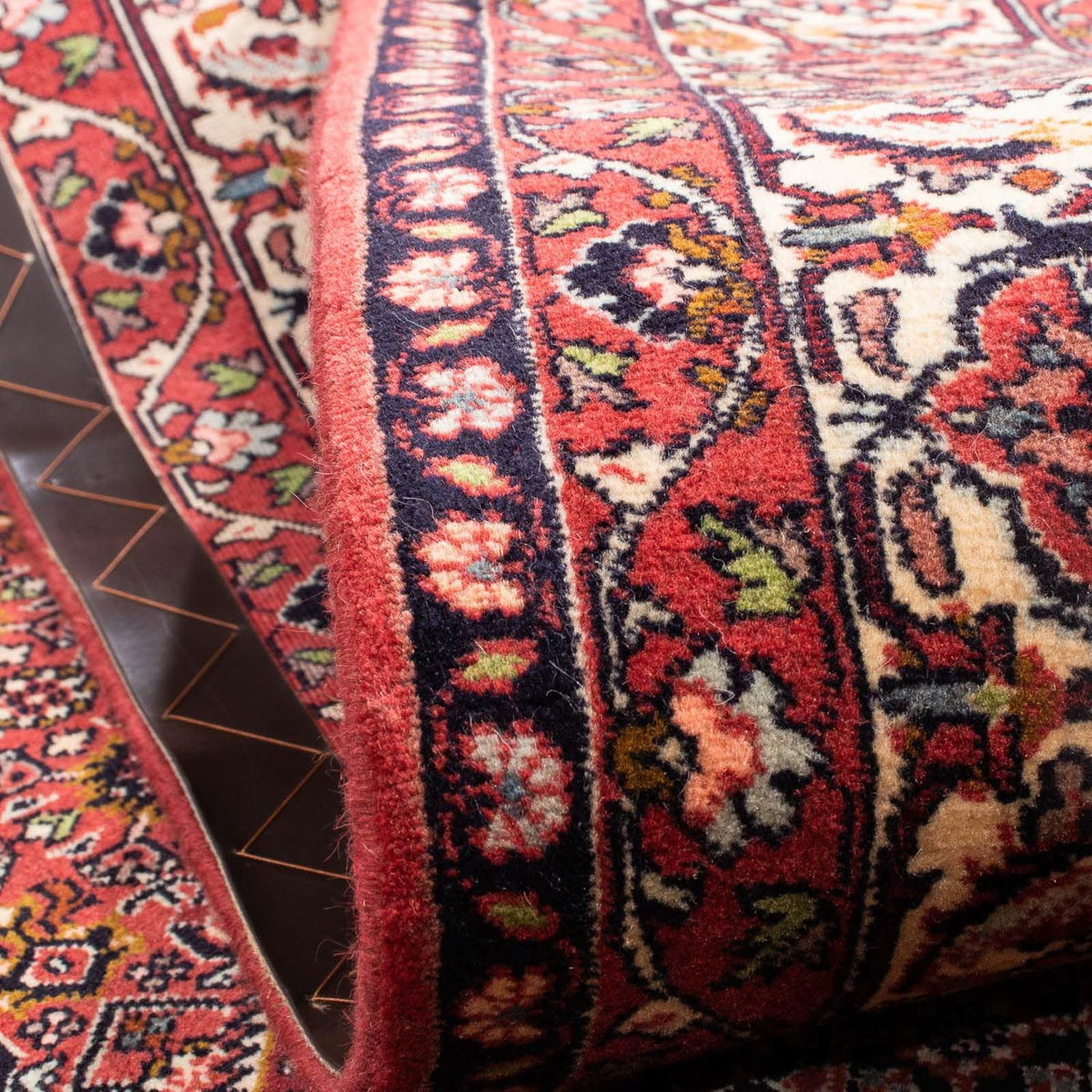 Perzisch tapijt - Bijar - 246 x 171 cm - licht rood