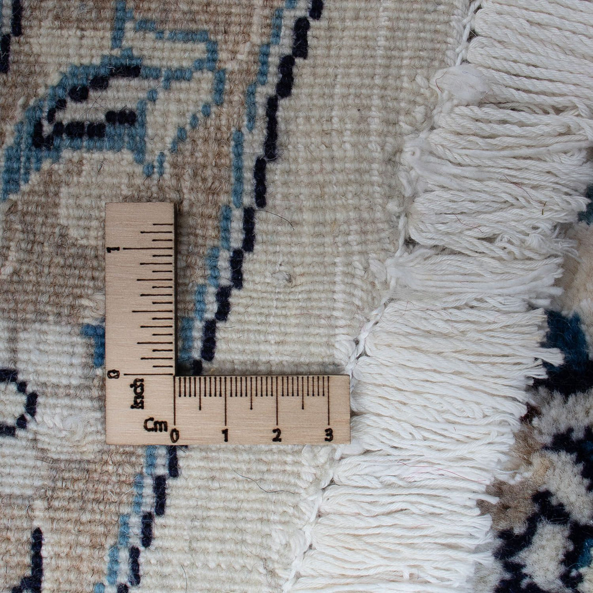 Perzisch tapijt - Nain rond  - 245 x 245 cm - donkerrood