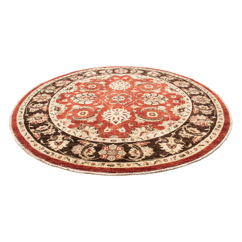 Ziegler tapijt rond  - 248 x 239 cm - donkerrood