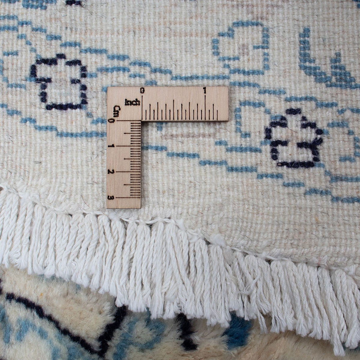 Perzisch tapijt - Nain rond  - 300 x 300 cm - rood