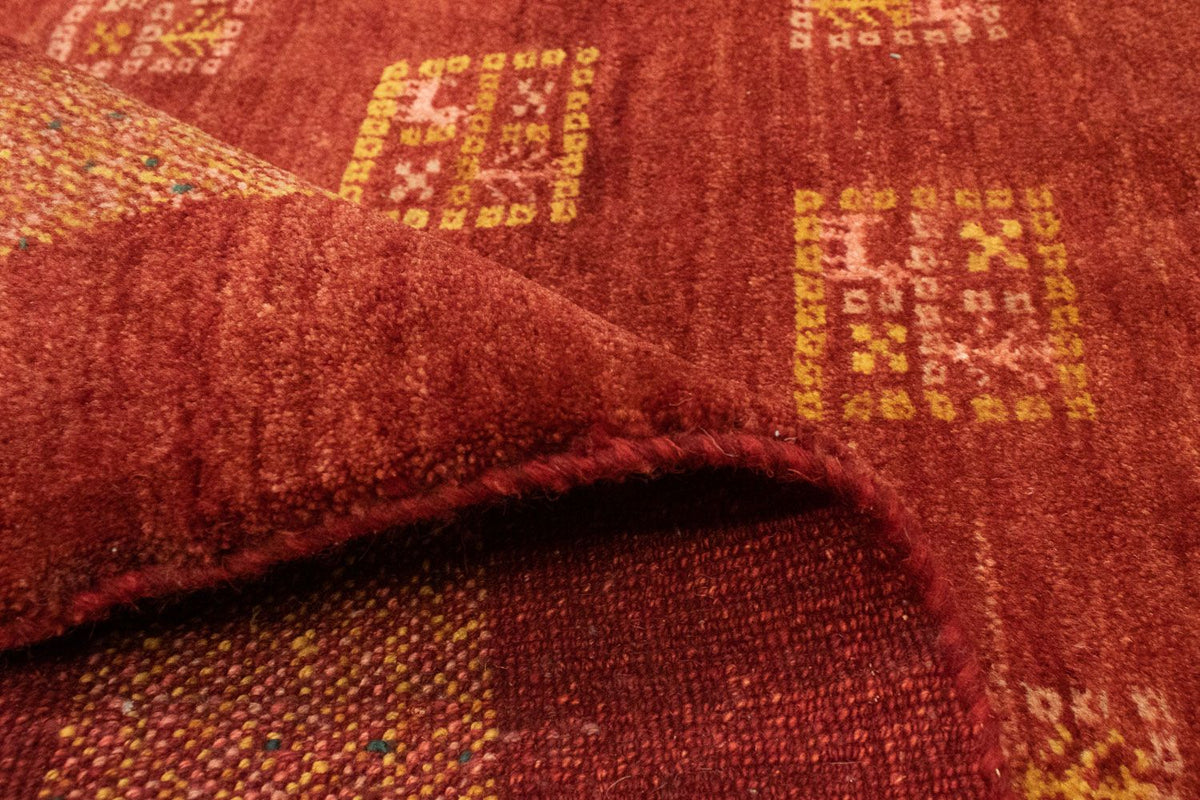 Gabbeh tapijt - Perzisch - 187 x 149 cm - rood