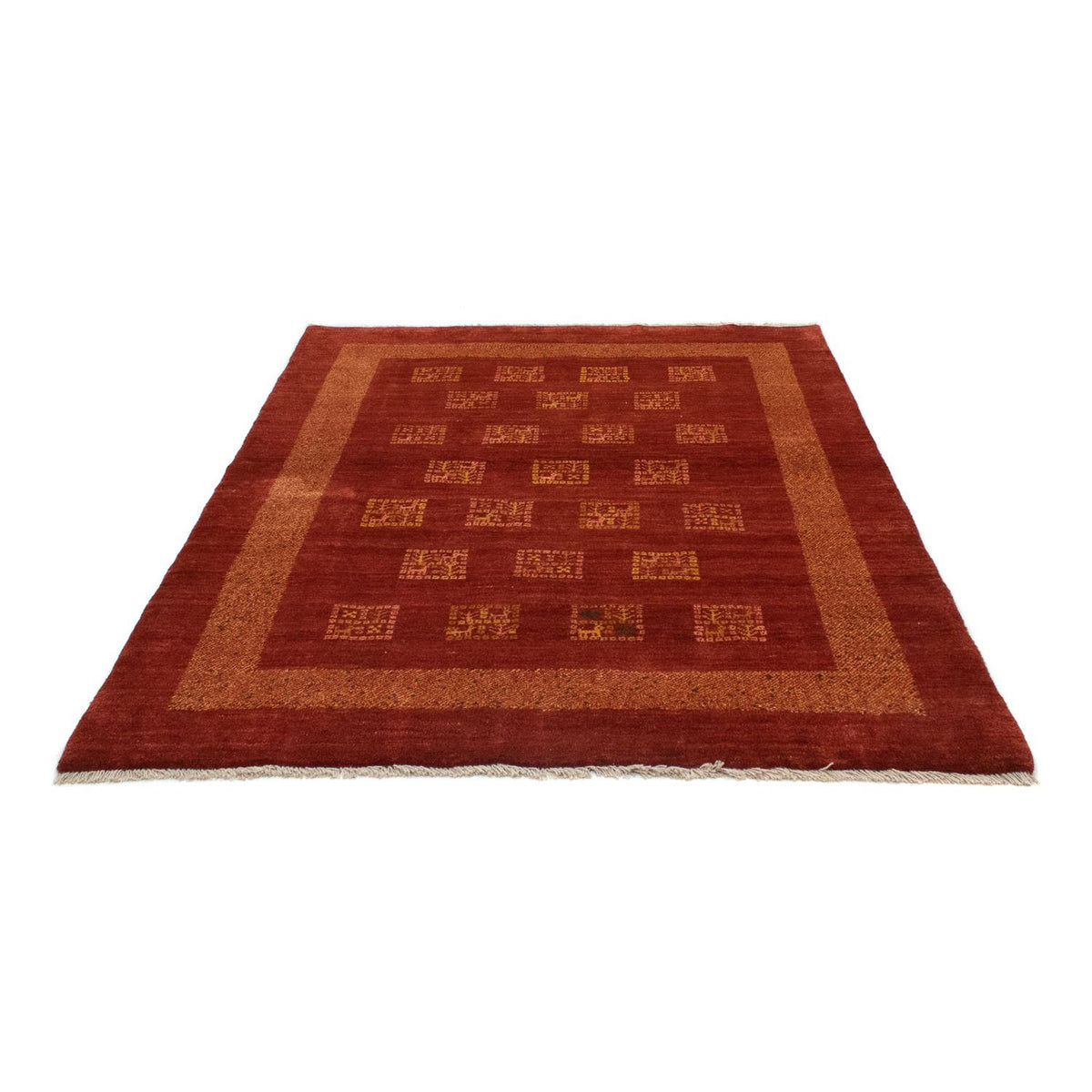 Gabbeh tapijt - Perzisch - 187 x 149 cm - rood