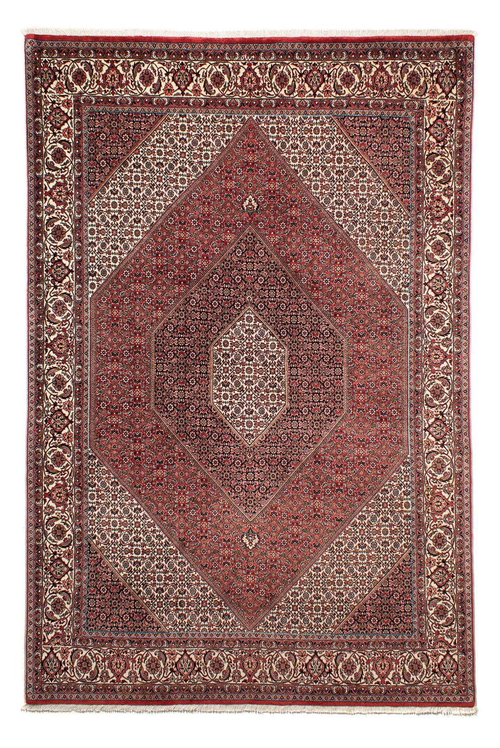 Perzisch tapijt - Bijar - 294 x 204 cm - licht rood
