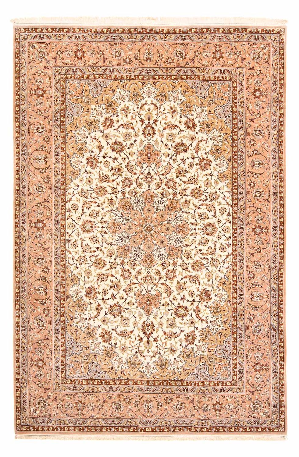 Perzisch tapijt - Isfahan - Premium - 291 x 200 cm - lichtbruin