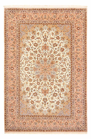 Perzisch tapijt - Isfahan - Premium - 291 x 200 cm - lichtbruin