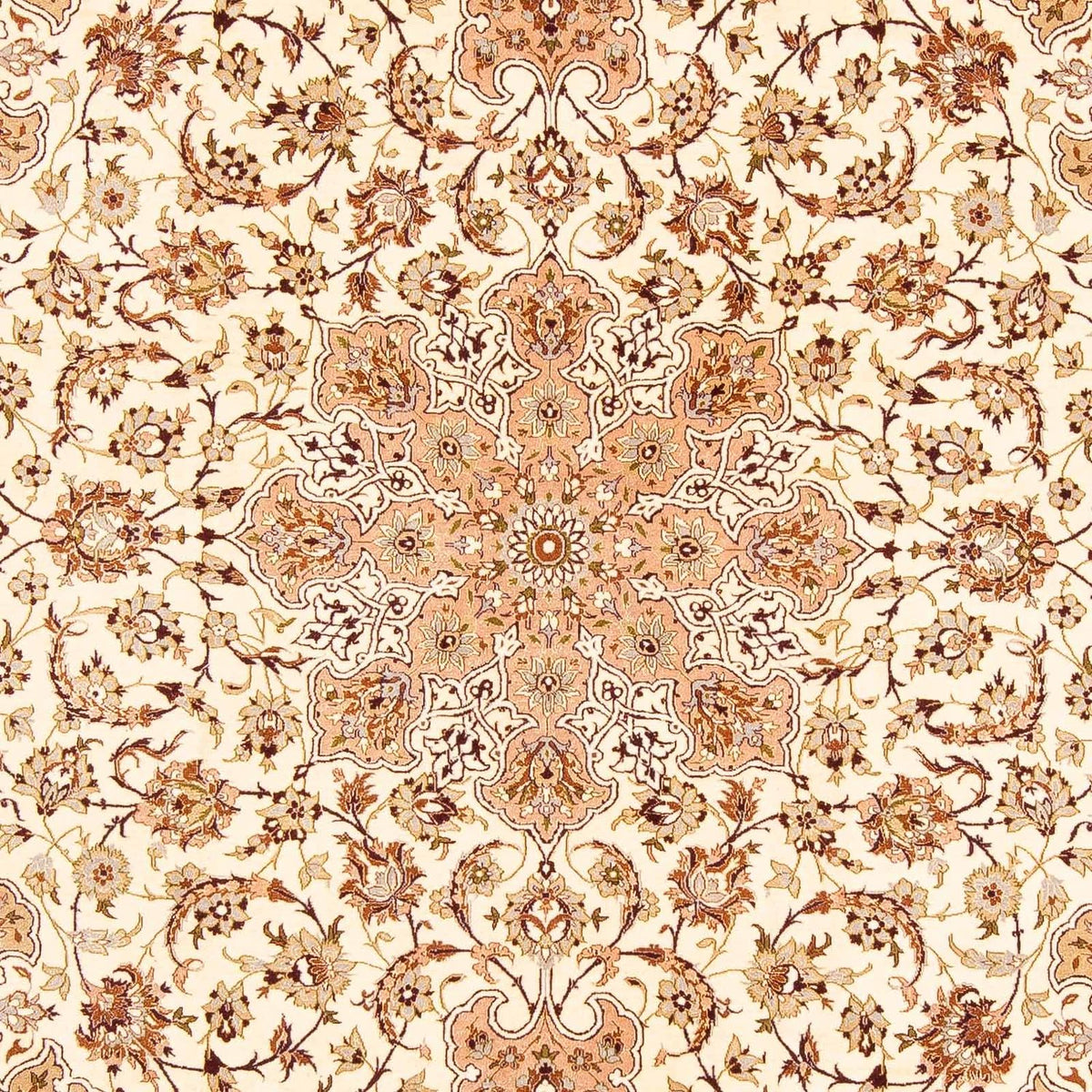 Perzisch tapijt - Isfahan - Premium - 291 x 200 cm - lichtbruin