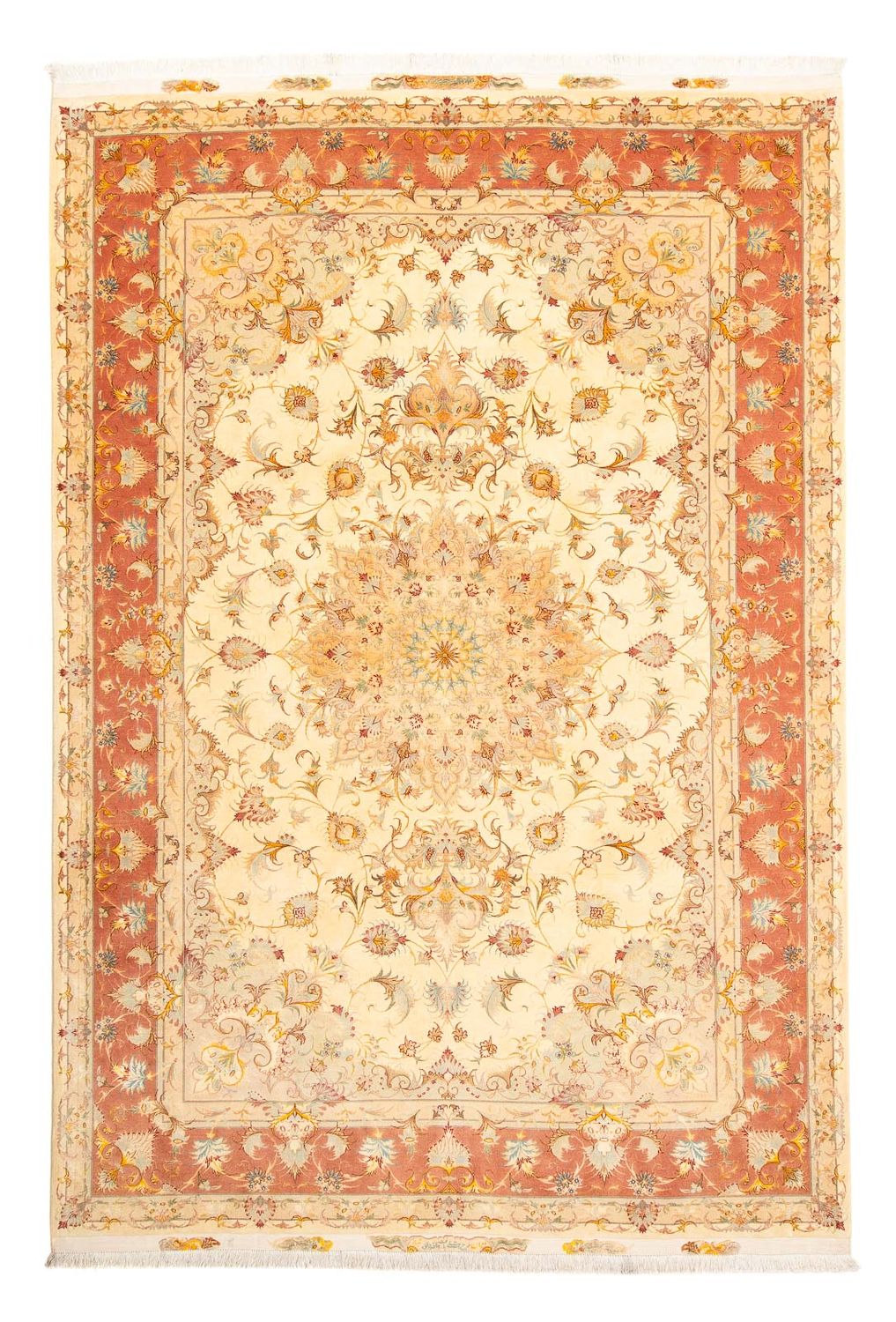 Perzisch tapijt - Tabriz - Royal - 294 x 203 cm - beige
