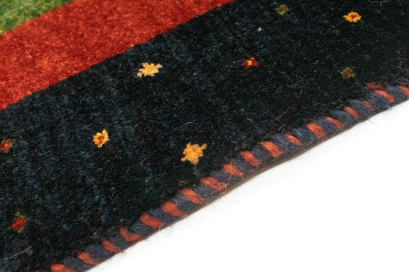 Loper Gabbeh Tapijt - Loribaft Perzisch - 203 x 94 cm - veelkleurig