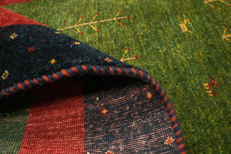 Loper Gabbeh Tapijt - Loribaft Perzisch - 203 x 94 cm - veelkleurig