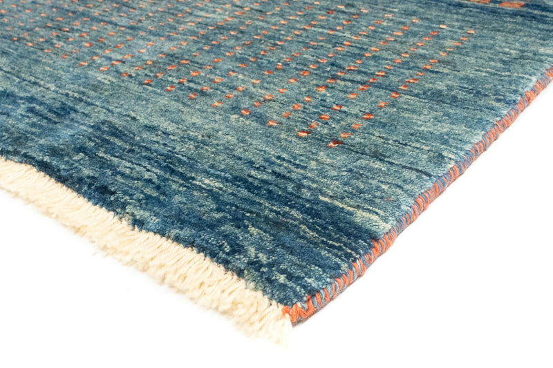 Loper Gabbeh Tapijt - Loribaft Perzisch - 188 x 86 cm - blauw