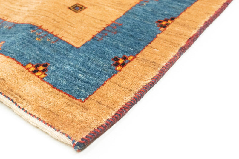 Loper Gabbeh Tapijt - Loribaft Perzisch - 300 x 85 cm - lichtbruin