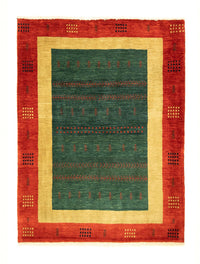 Gabbeh Tapijt - Loribaft Perzisch - 181 x 127 cm - groen