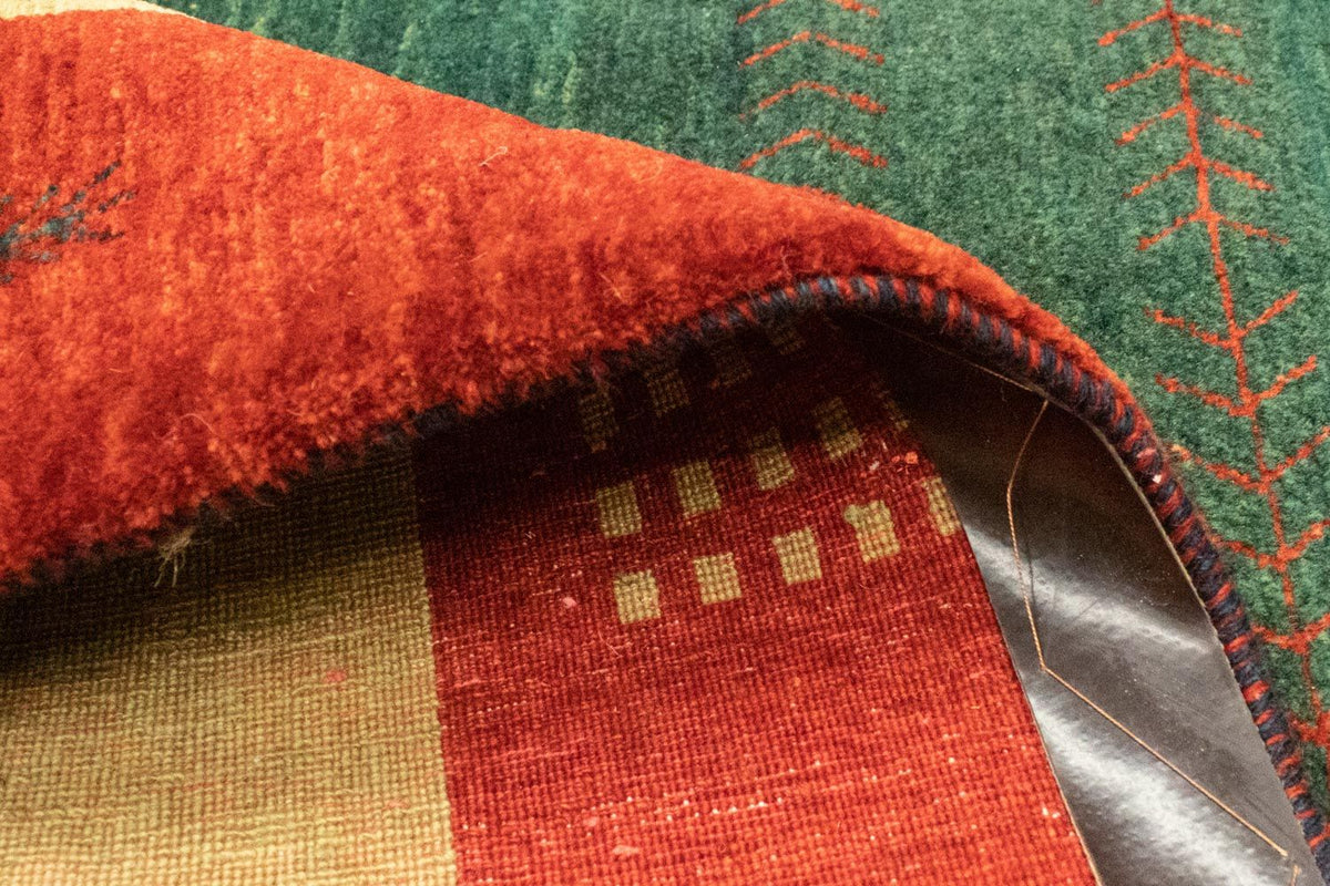 Gabbeh Tapijt - Loribaft Perzisch - 181 x 127 cm - groen