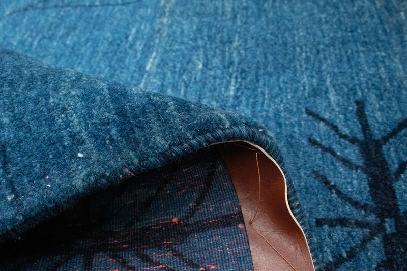 Gabbeh Tapijt - Loribaft Perzisch - 150 x 102 cm - donkerblauw