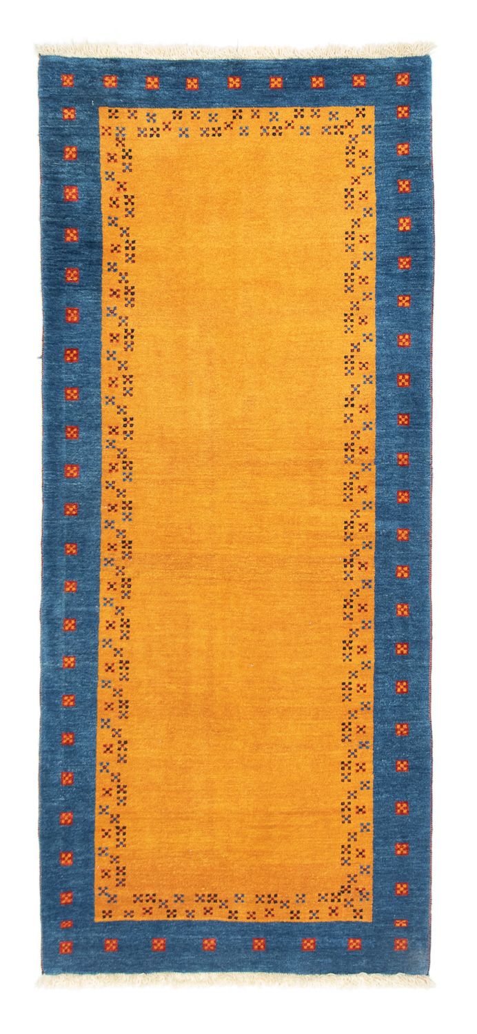Loper Gabbeh Tapijt - Loribaft Perzisch - 214 x 88 cm - veelkleurig