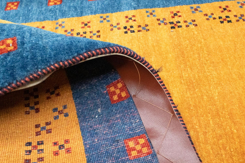 Loper Gabbeh Tapijt - Loribaft Perzisch - 214 x 88 cm - veelkleurig