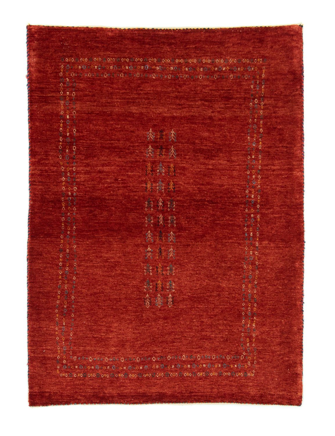Gabbeh Tapijt - Loribaft Perzisch - 140 x 103 cm - rood
