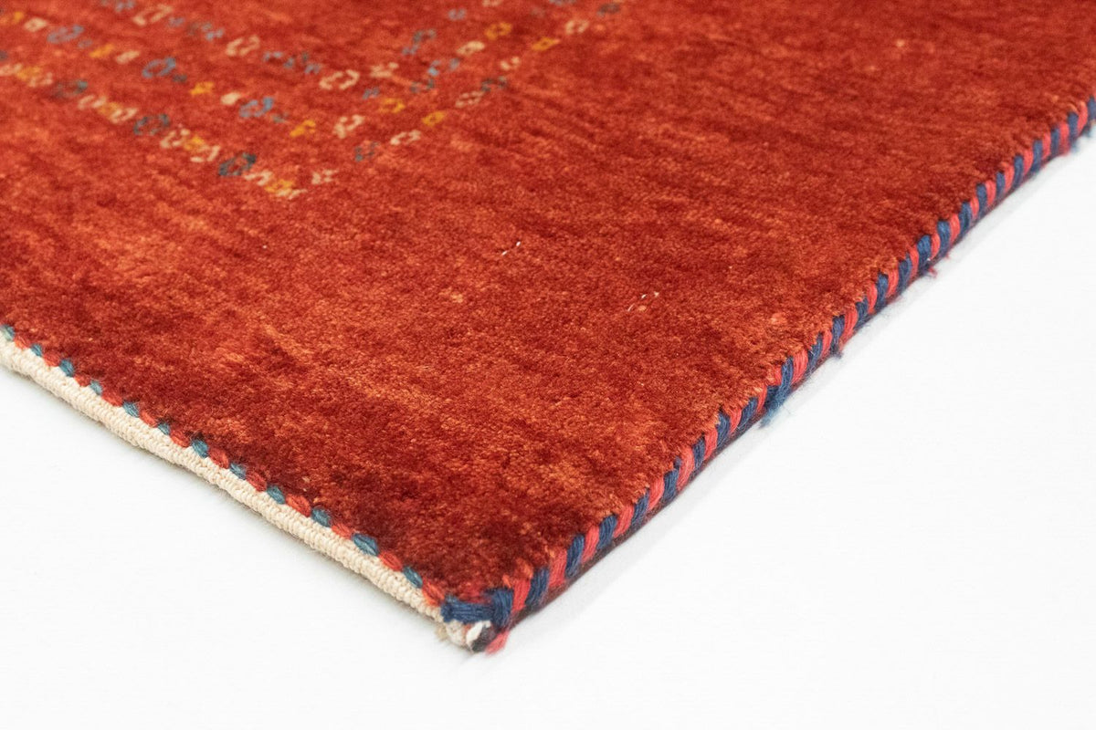 Gabbeh Tapijt - Loribaft Perzisch - 140 x 103 cm - rood