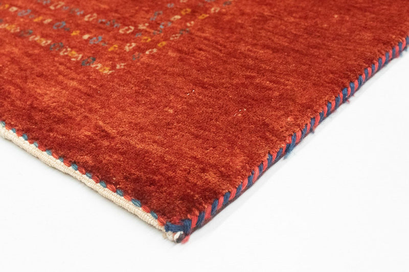 Gabbeh Tapijt - Loribaft Perzisch - 140 x 103 cm - rood