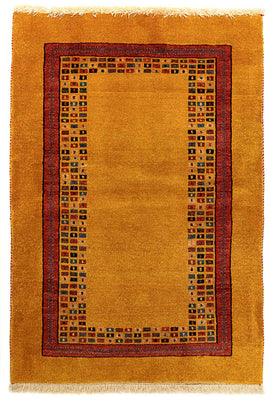 Gabbeh Tapijt - Loribaft Perzisch - 118 x 84 cm - bruin