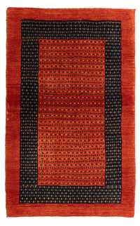 Gabbeh Tapijt - Loribaft Perzisch - 136 x 82 cm - donkerrood