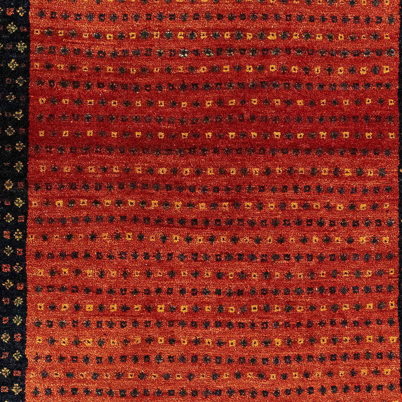 Gabbeh Tapijt - Loribaft Perzisch - 136 x 82 cm - donkerrood