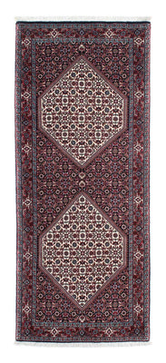 Loper Perzisch tapijt - Bijar - 194 x 79 cm - donkerblauw