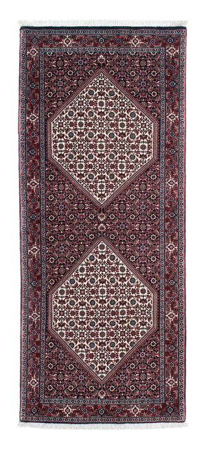 Loper Perzisch tapijt - Bijar - 194 x 79 cm - donkerblauw