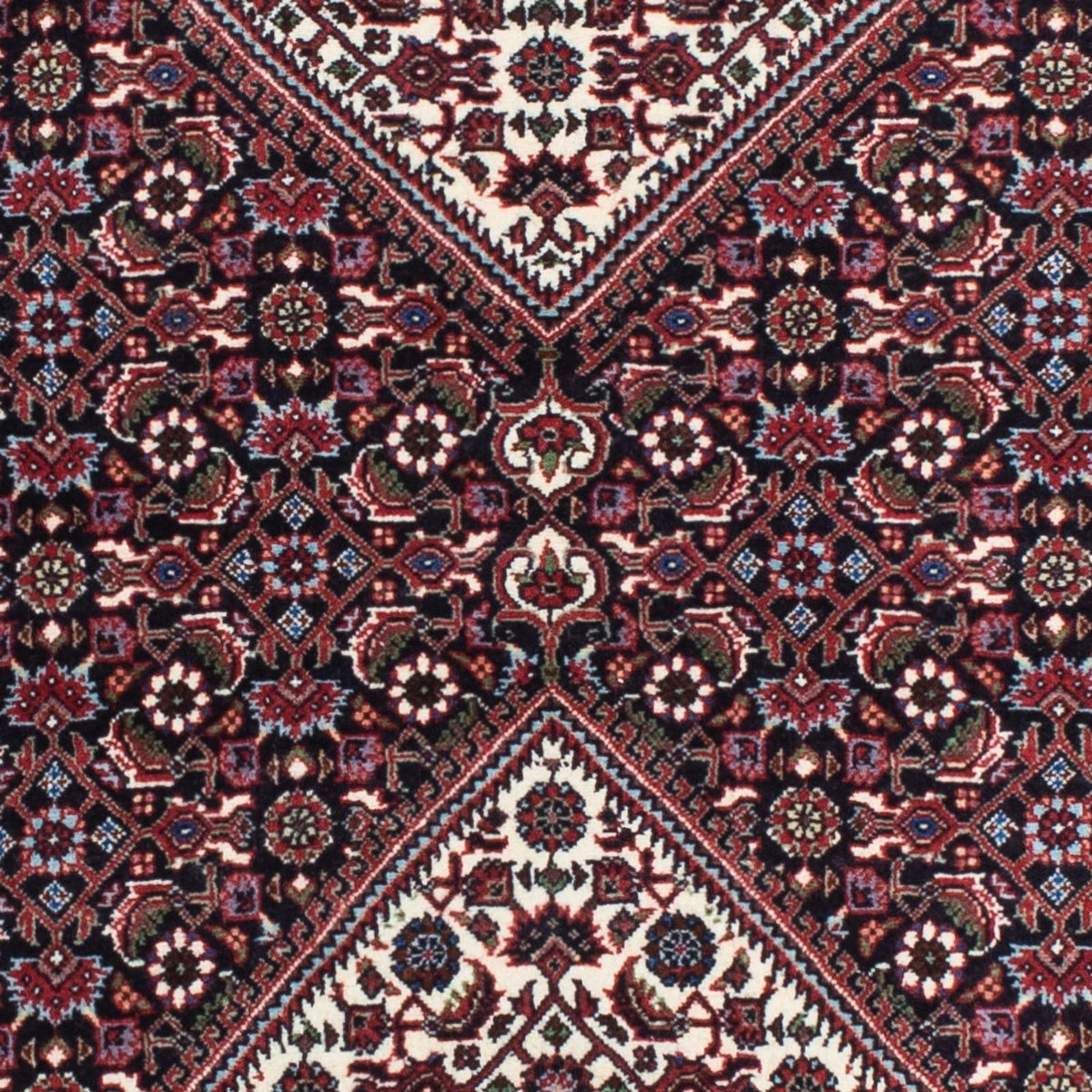 Loper Perzisch tapijt - Bijar - 194 x 79 cm - donkerblauw